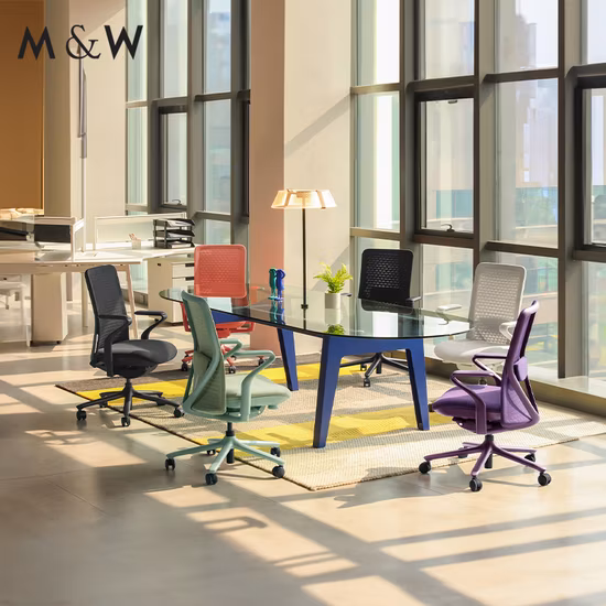 Foshan Office Director Task Staff Modern Furniture Ergonomic Fabric Chair